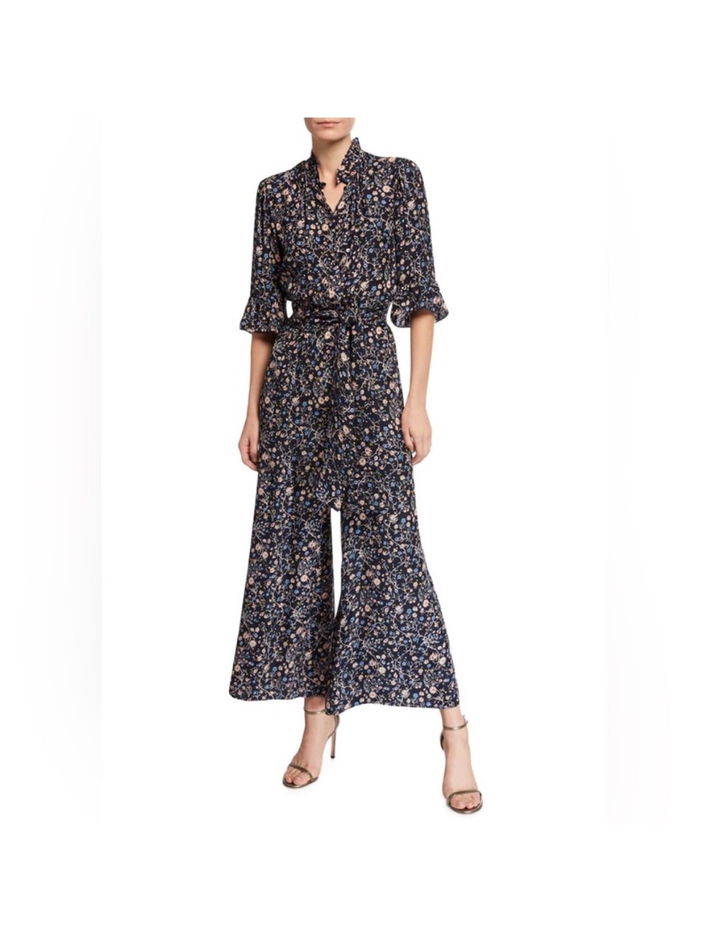 JY26 Rebecca Taylor Vivianna Silk Jumpsuit